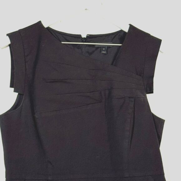 J.Crew · 12 · Promotion Dress Sheath · Cotton Viscose Blend · Black Pockets - Picture 2 of 8